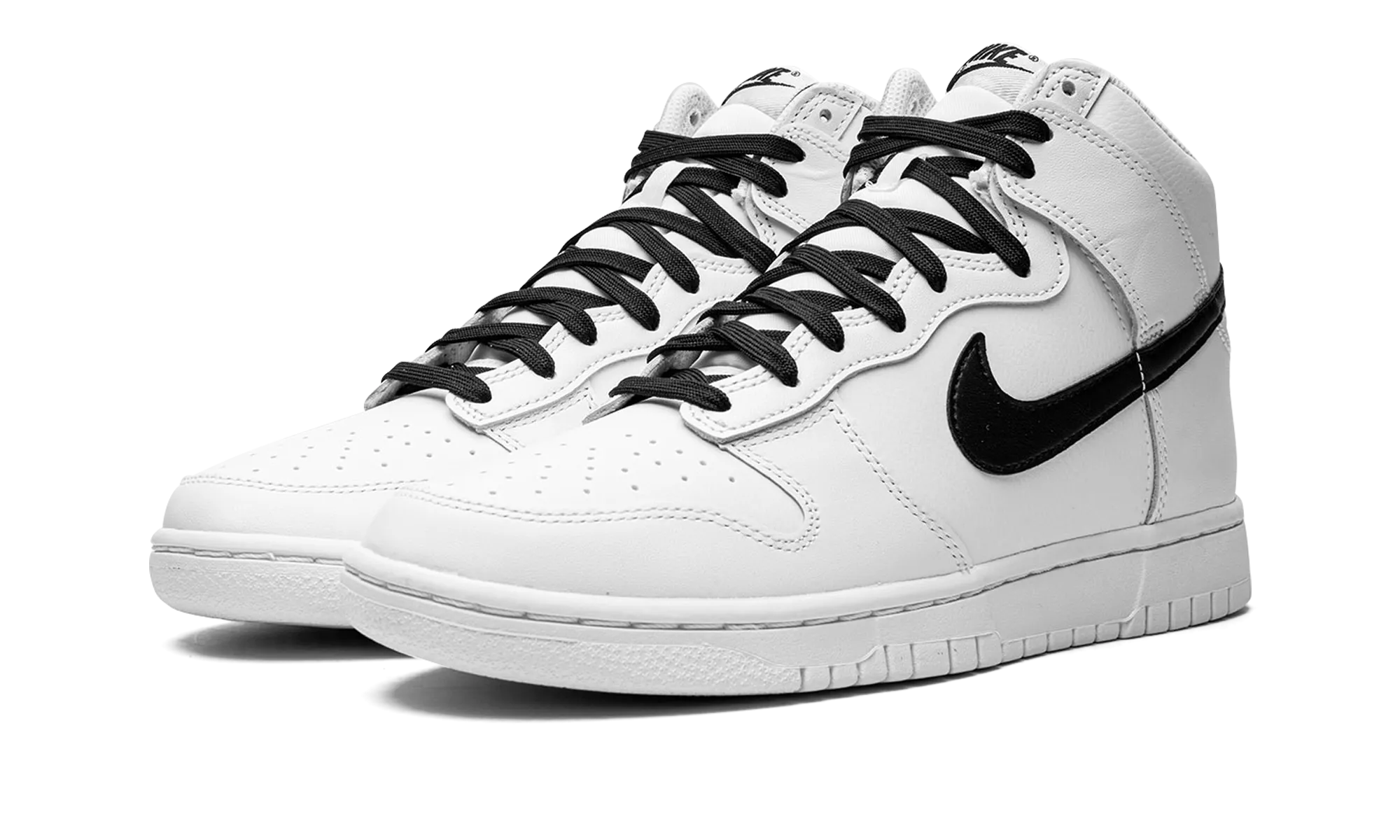 Streamlined Shape Dunk Hi Retro "White Panda"