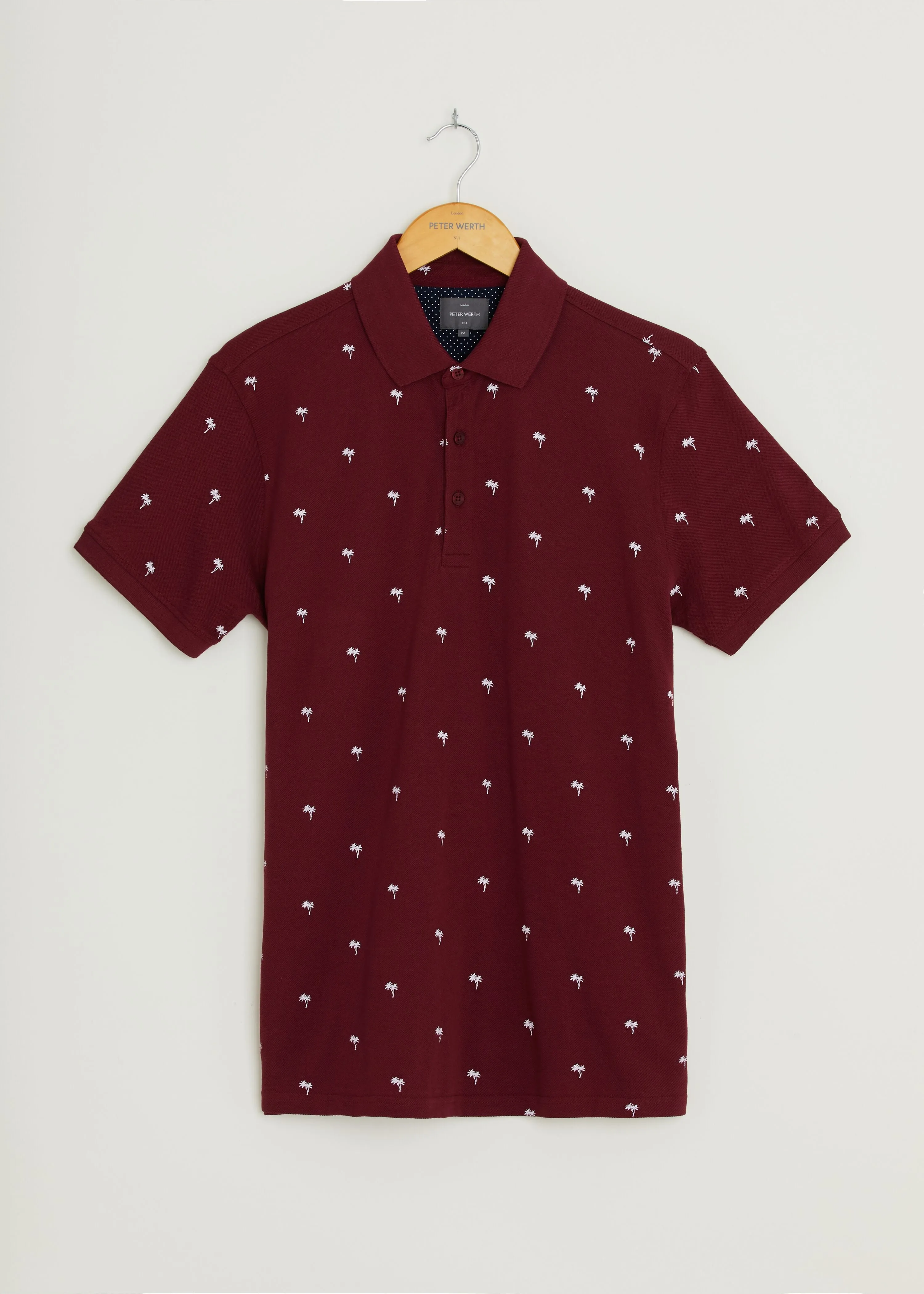 LayeredConstruction SmoothFinish Tropic Polo Shirt - Burgundy