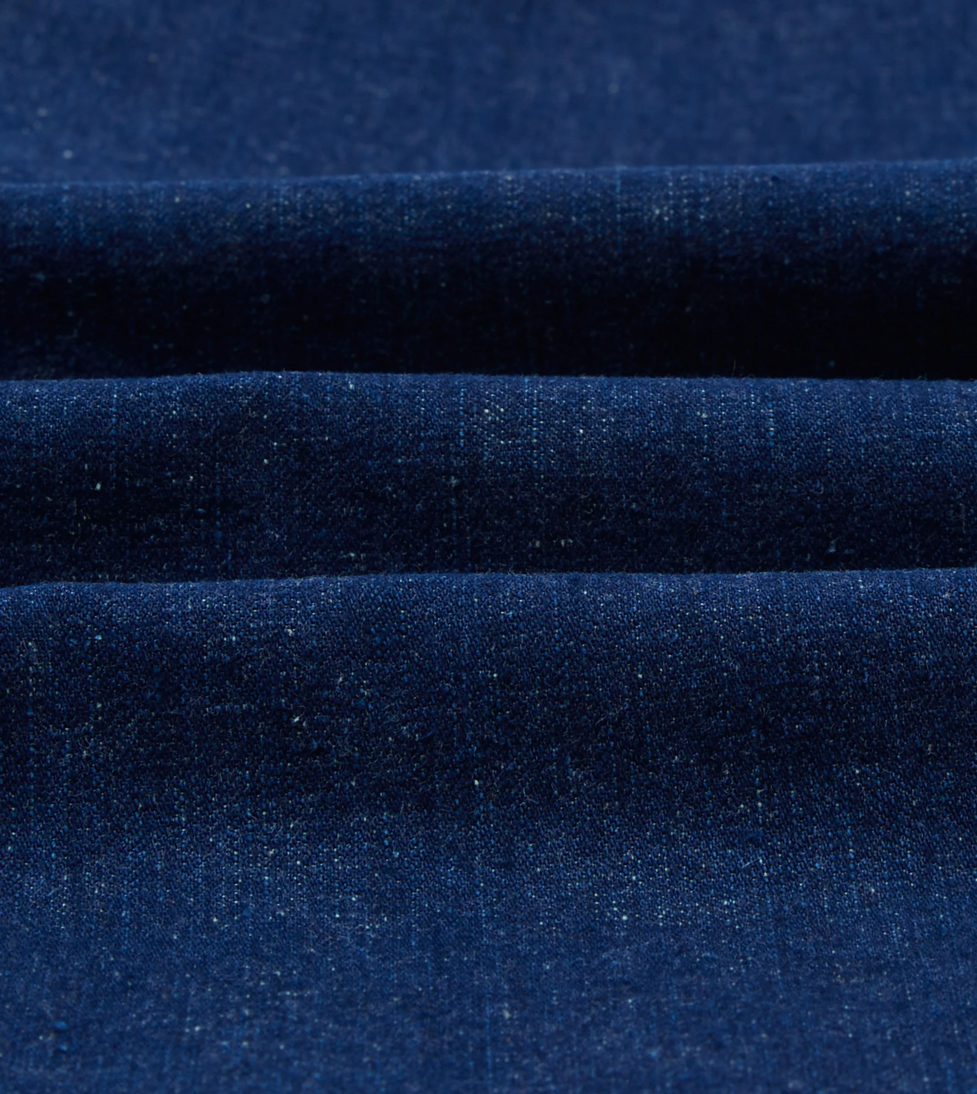 Noise Free Zippers Ergonomic Shoulder Design Indigo Cotton-Linen Games Blazer Mk. I