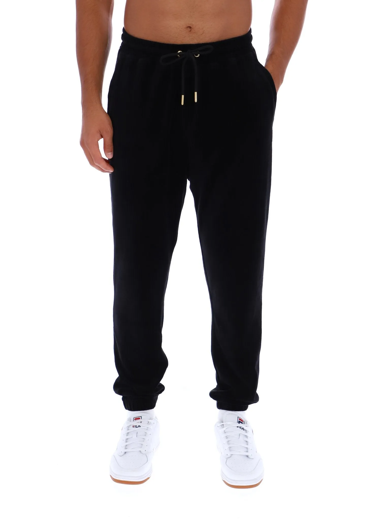 Sleek Design Eddie Velour Track Pant