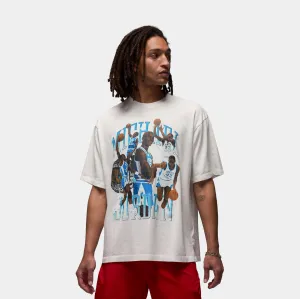 Flight Essentials Graphic Mens Short Sleeve Shirt (Beige/Black) Layering Fashion