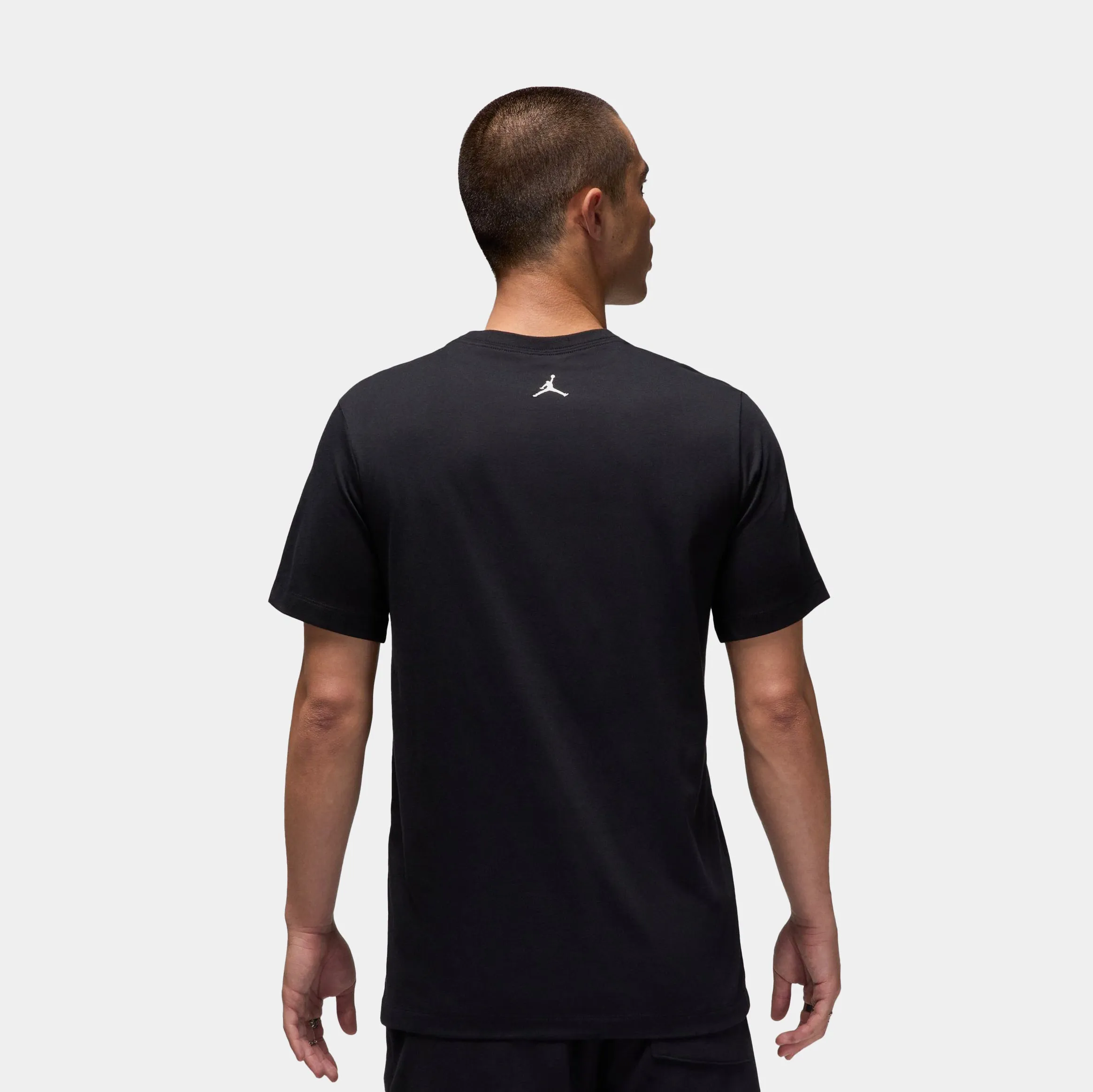 School spirit Flight Essentials Sky Graphic Mens Short Sleeve Shirt (Black/Gold)