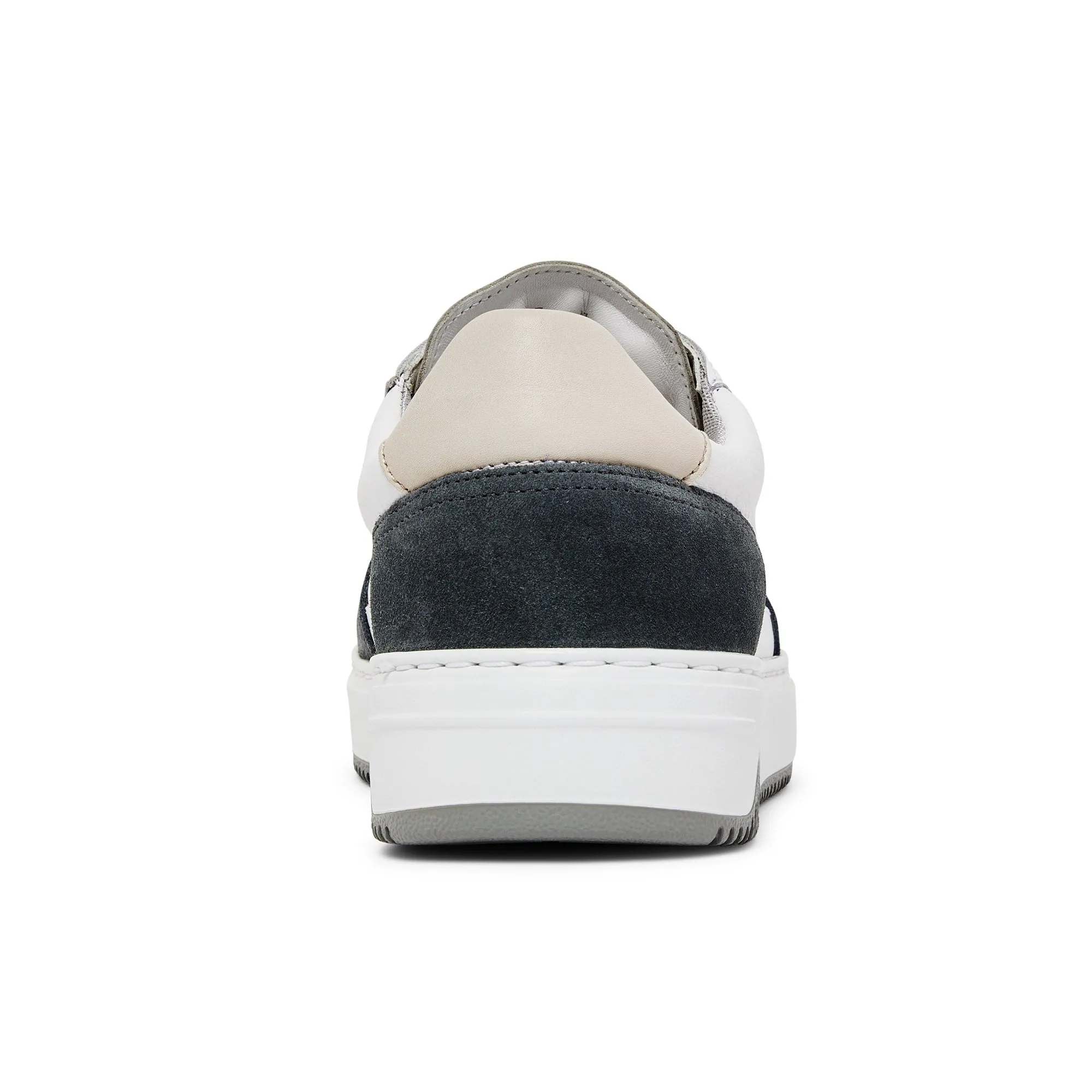Magnanni Low Top Basket Trainer BUXTON (White & Blue) Quick Dry Textile Global Fit