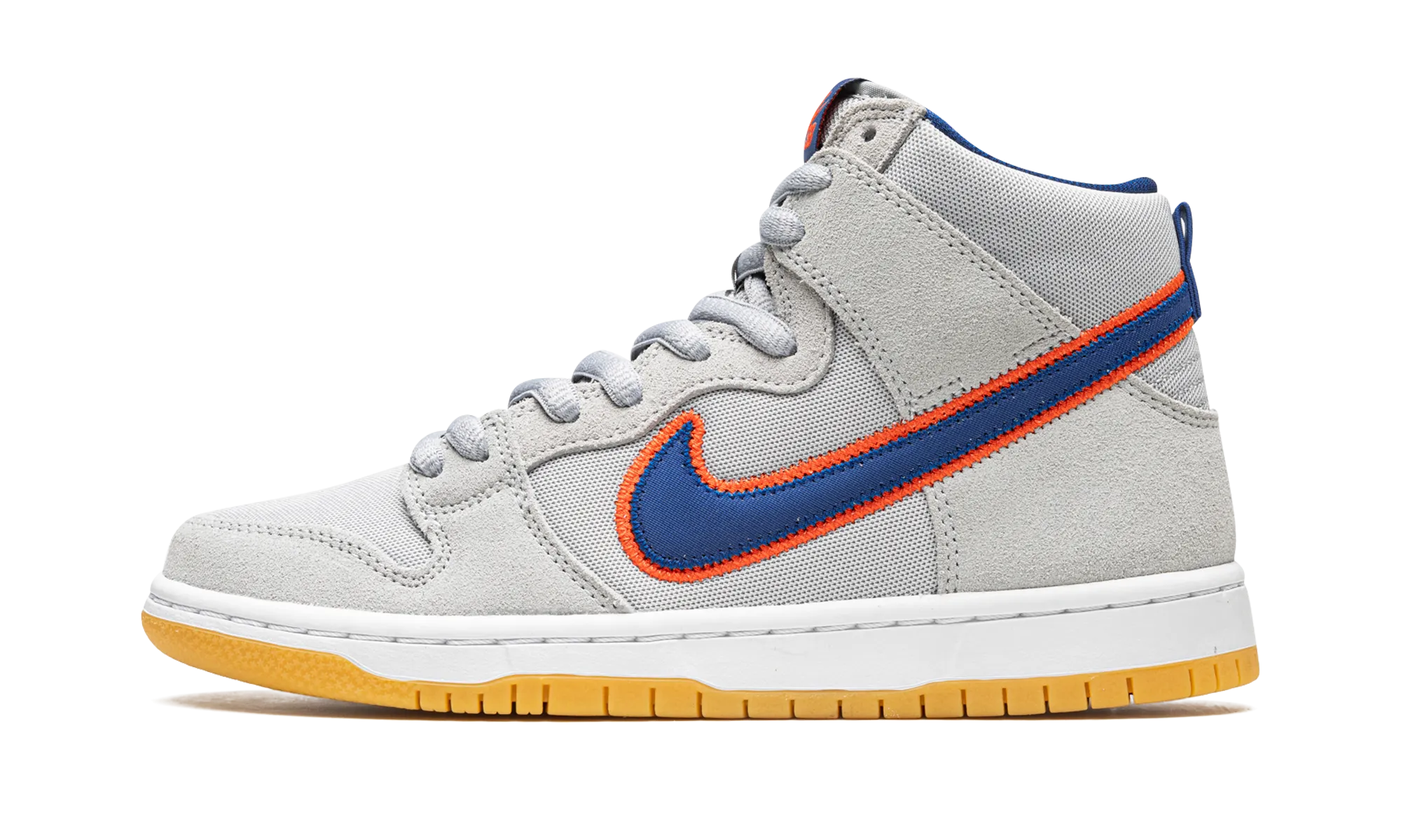 Leather Upper Stylish Upper SB Dunk High "New York Mets"
