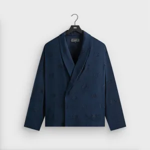 ConvertibleCollar Kith Long Sleeve Thompson Crossover Shirt - Nocturnal