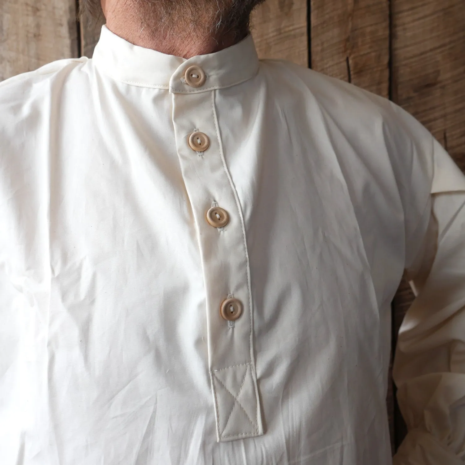 19th Century Trade Shirt Off White Sophisticated Look Casual Chic