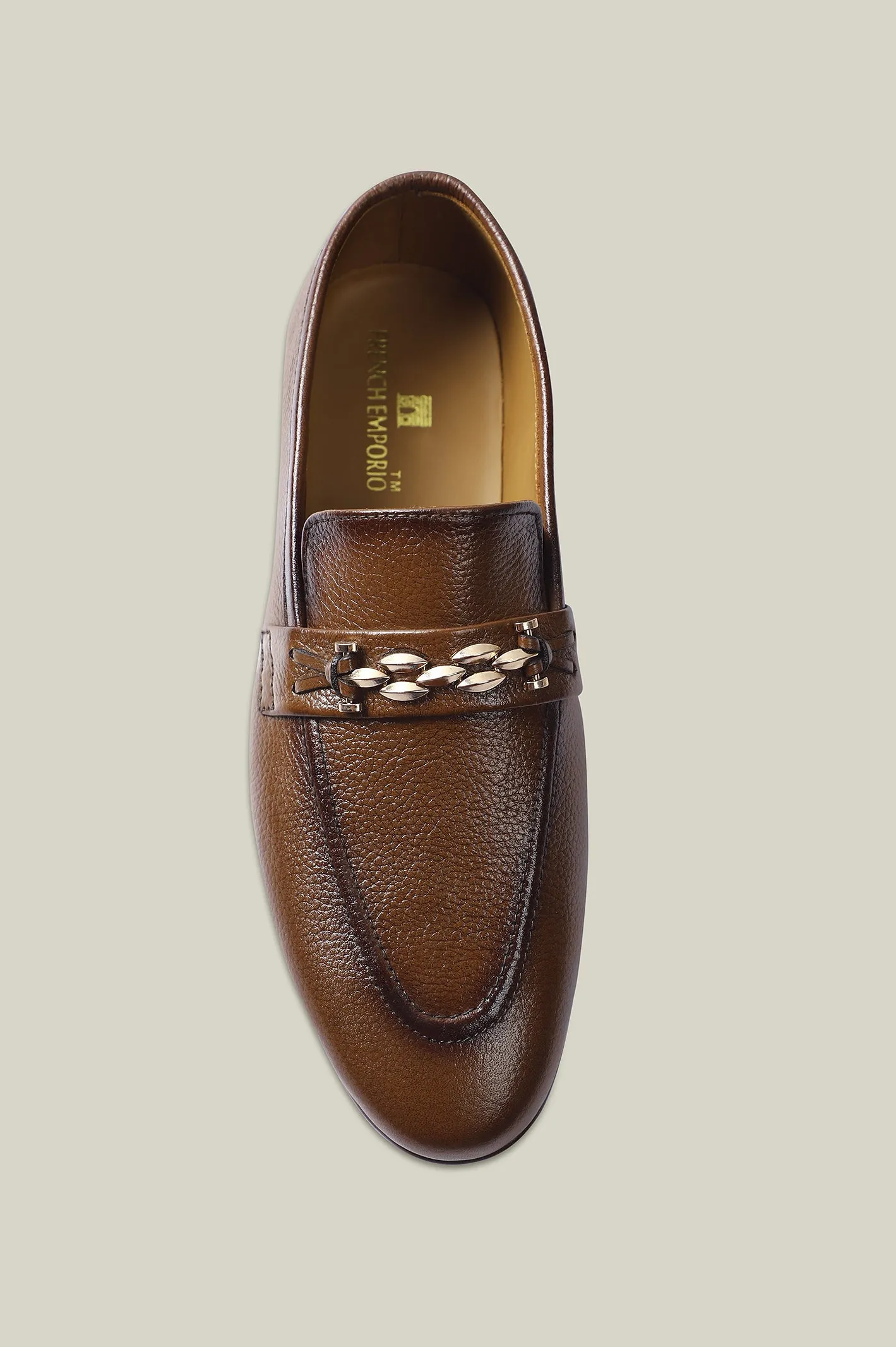 Formal Shoes For Men SKU: SMF-0265-BROWN Easy Travel Romantic Pair