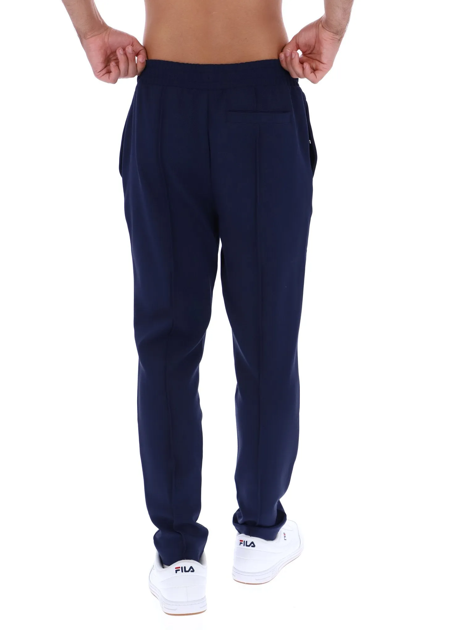 Side Pockets Molveno Pin Tuck Slim Leg Pants