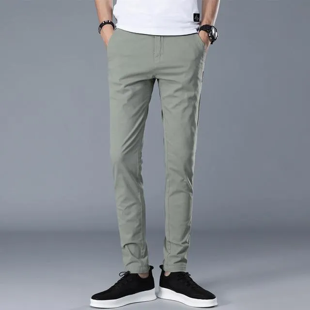 West Louis? Men Designer Everyday Casual Pants Casual Chic Look Slim Profile