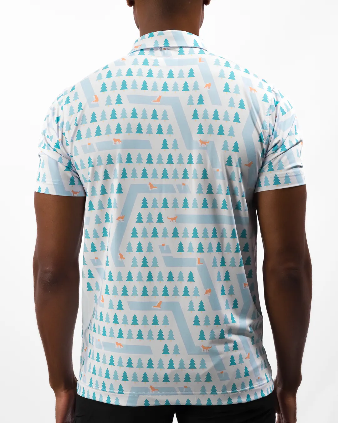 Tailored Fit Fox Holes Men's Polo