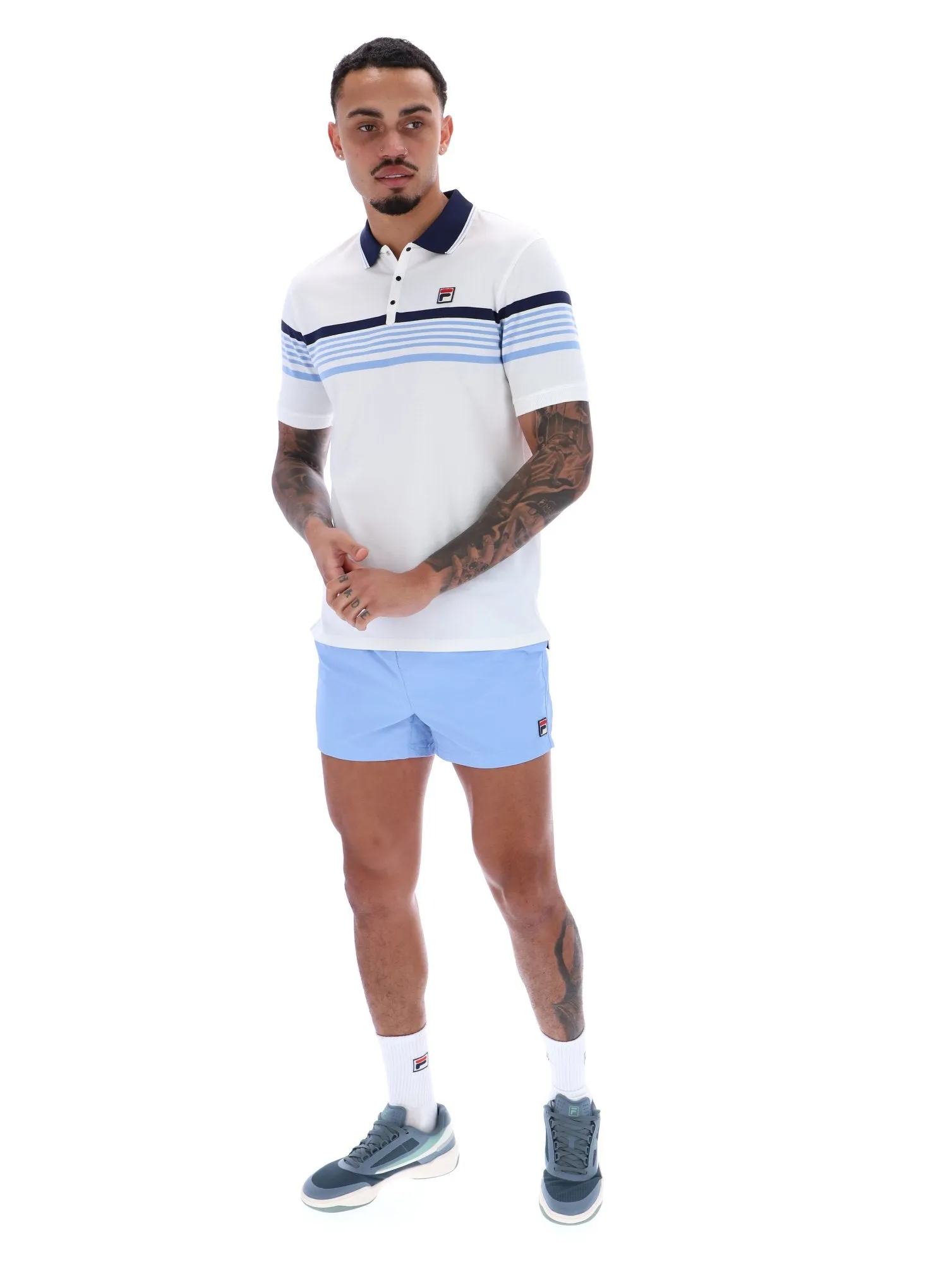 Francis Yarn Dye Stripe Polo Relaxed Vibes