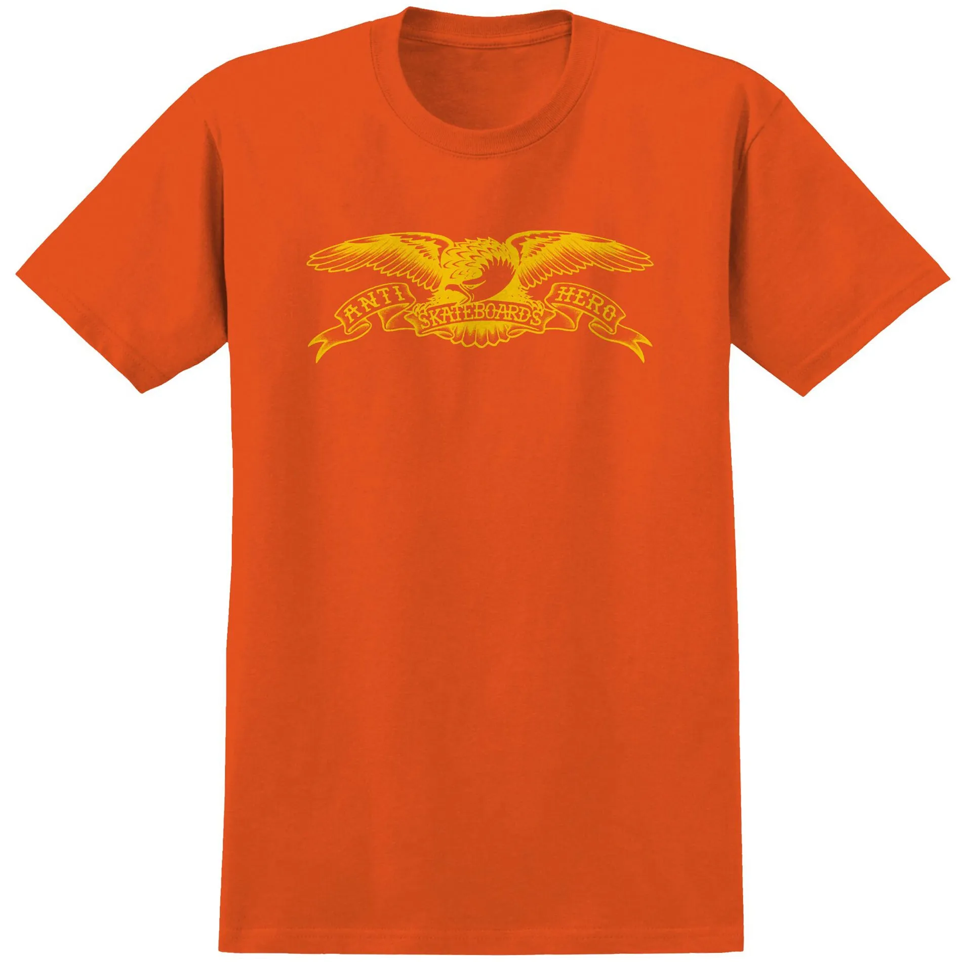 Basic Eagle S/S T-Shirts (Orange) Fit for Any Season Perfect for Workouts