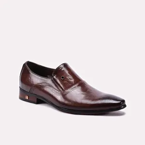 Brown Formal Shoes 0111387 Calm Look Look Bold