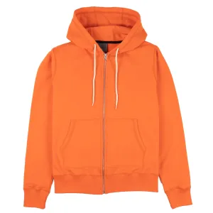 Zip Hoodie - Orange Terry Chilly Day Outfit