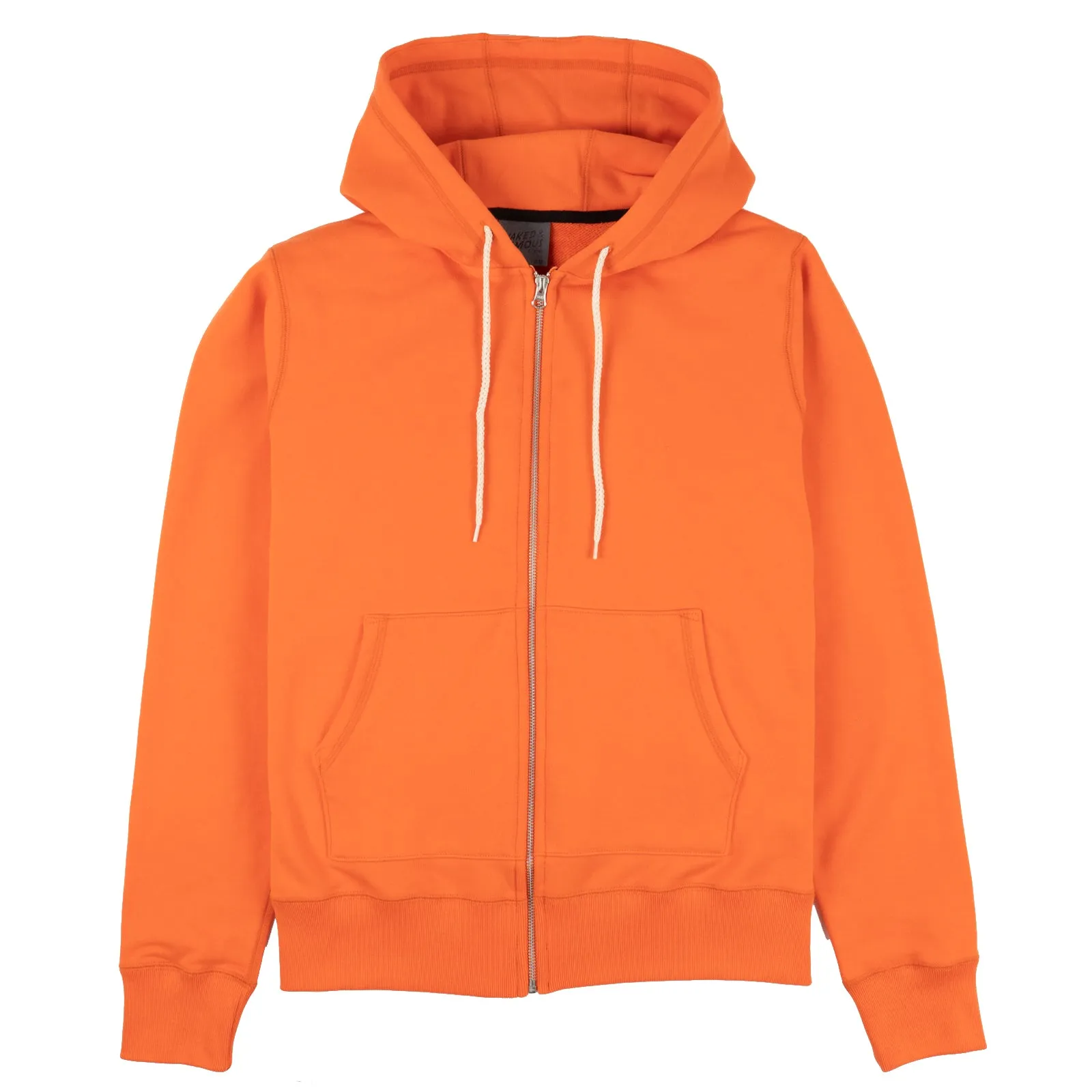Zip Hoodie - Orange Terry Chilly Day Outfit