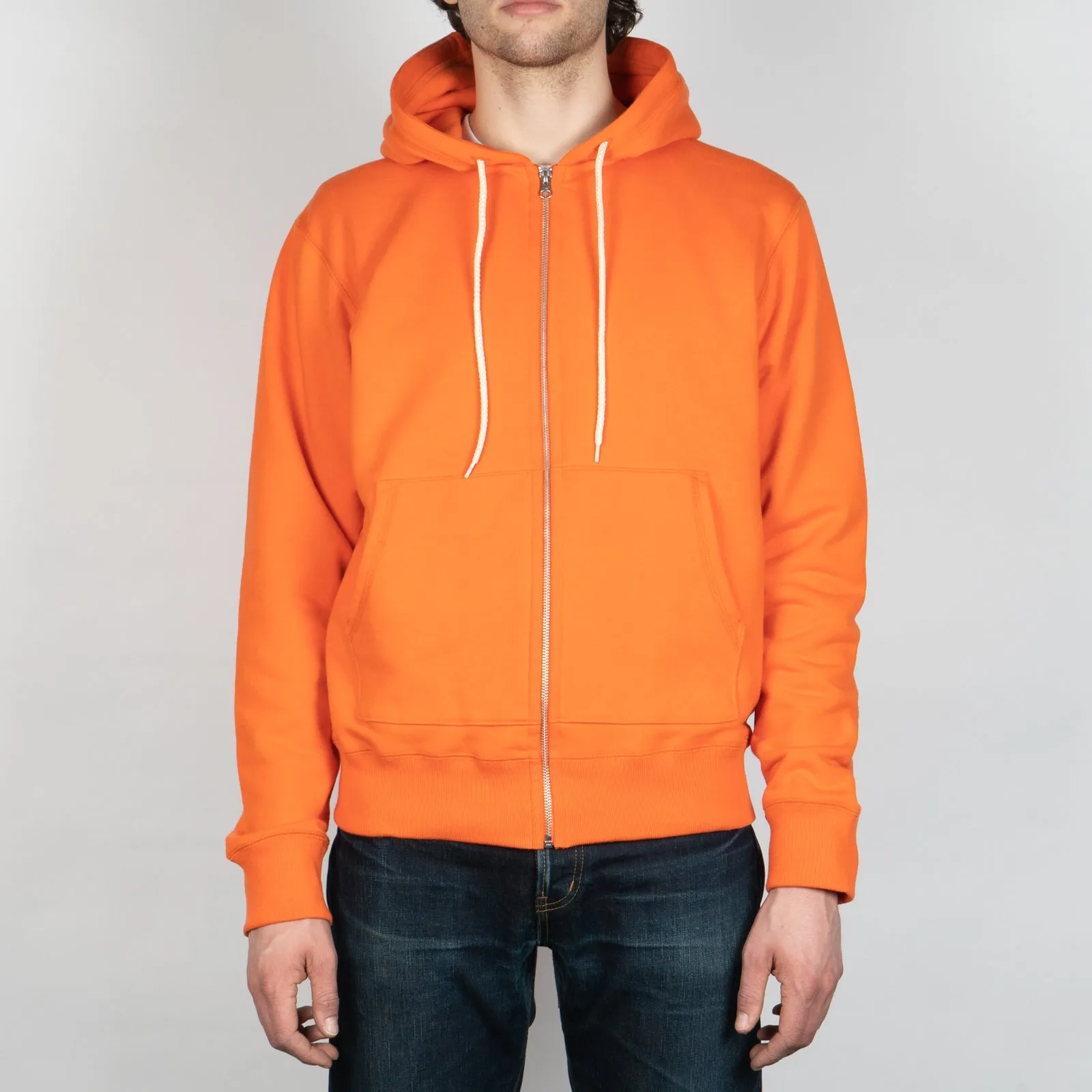 Zip Hoodie - Orange Terry Cozy All Day