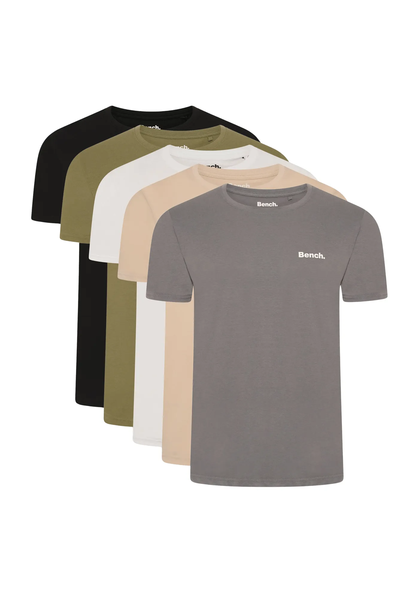 Mens 'ENVOY' 5 Pack T-Shirts - ASSORTED Chilly Day Style