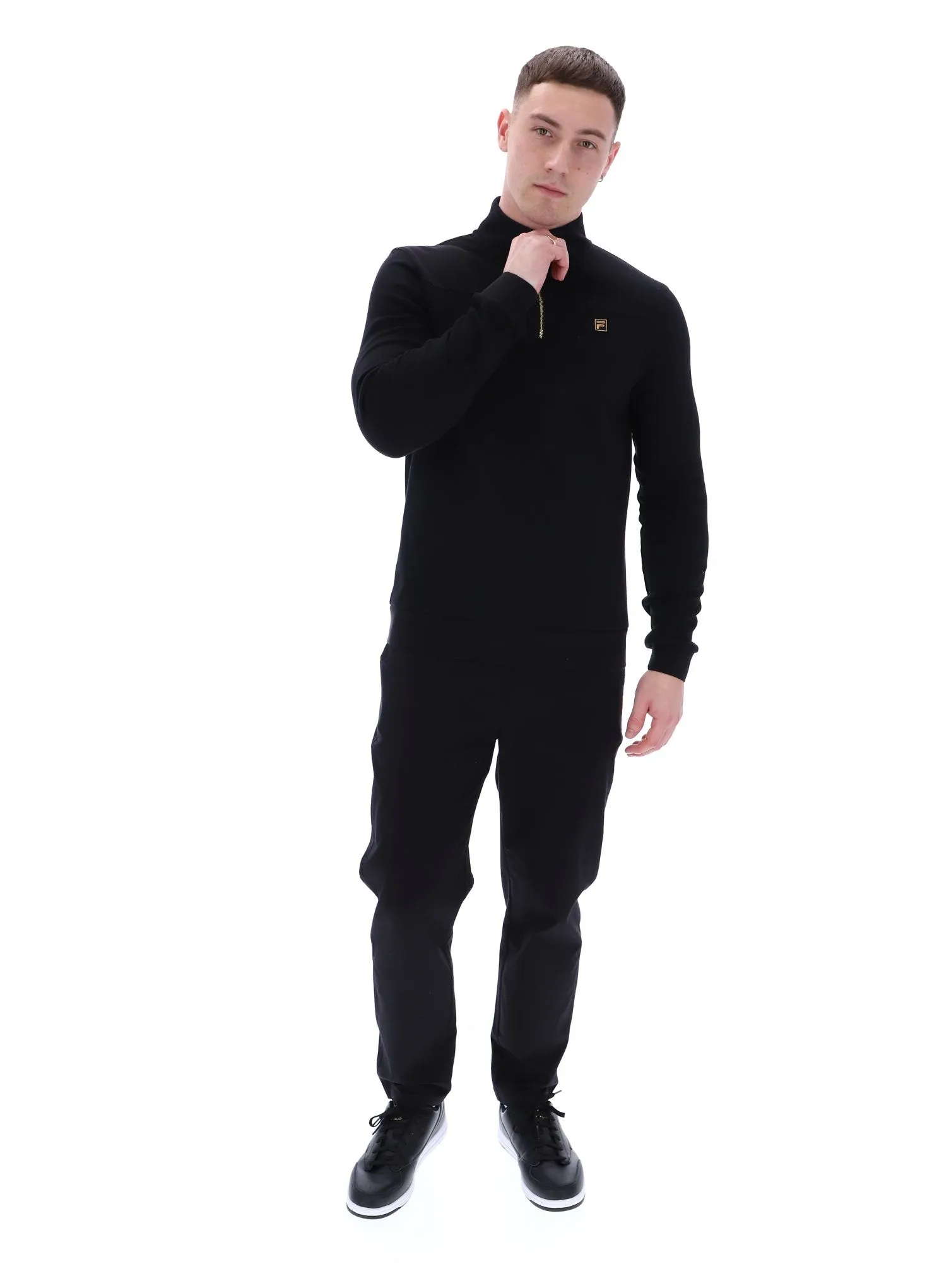 product clip convenience fringe accents Kevin Half Zip Midlayer