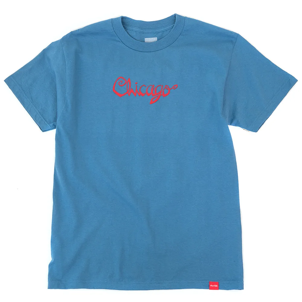 print design Cozy Design FTS Chicago T-Shirt (Harbor Blue) (S )