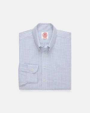 Urban Style Made-in-Canada Navy & Light Blue Tattersall Button Down Shirt - Classic Fit