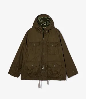 Slim Fit Styles Thermoplastic Elastomer Trim SAS Jacket ?C Dark Olive Ventile Twill