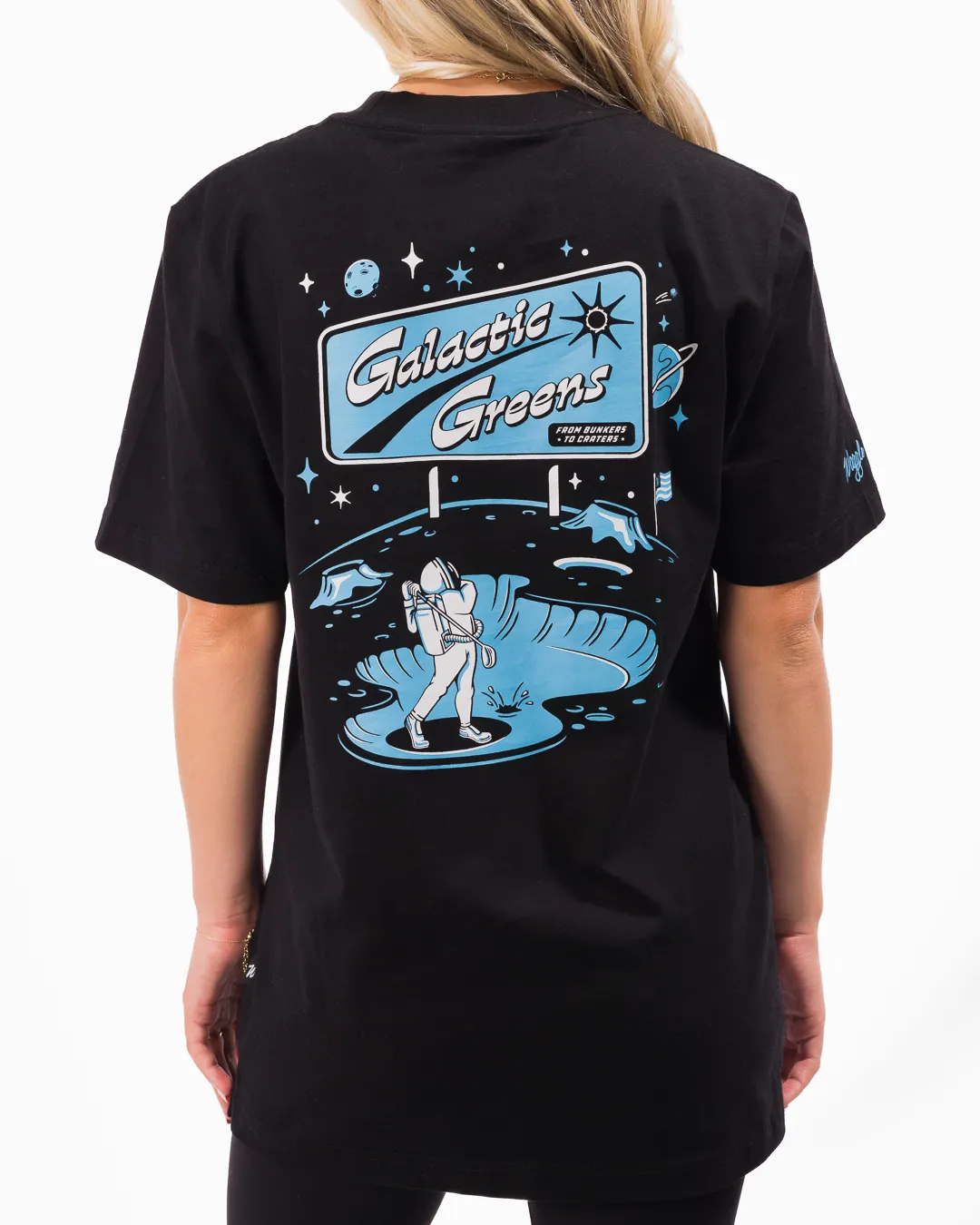 Galactic Greens T-Shirt Leather combination