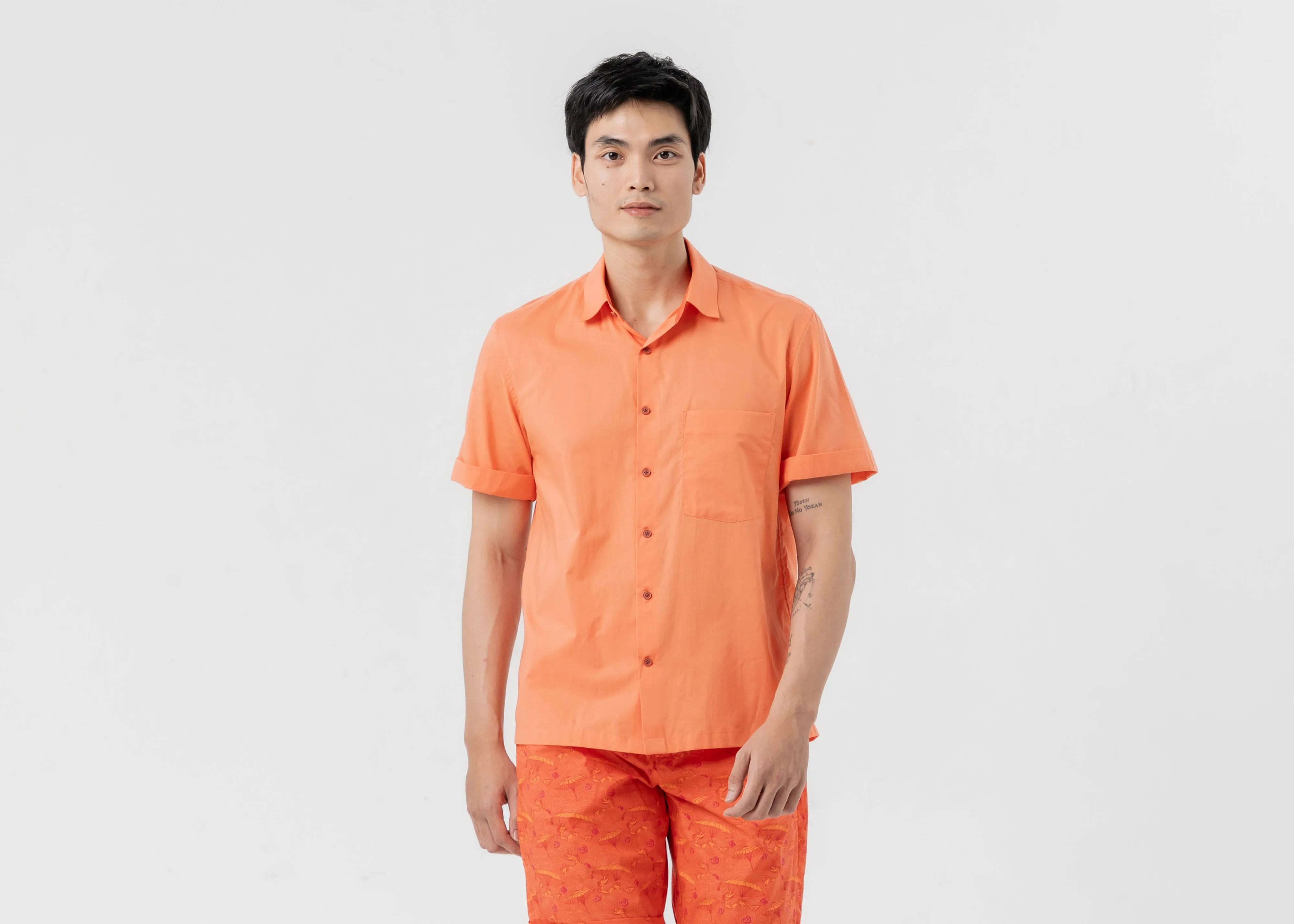 GEMINI - MELON Button front Coastal Vibes