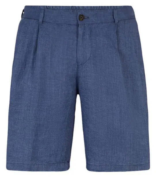 ID24156-Joop Blue Linen Short Mood Wear