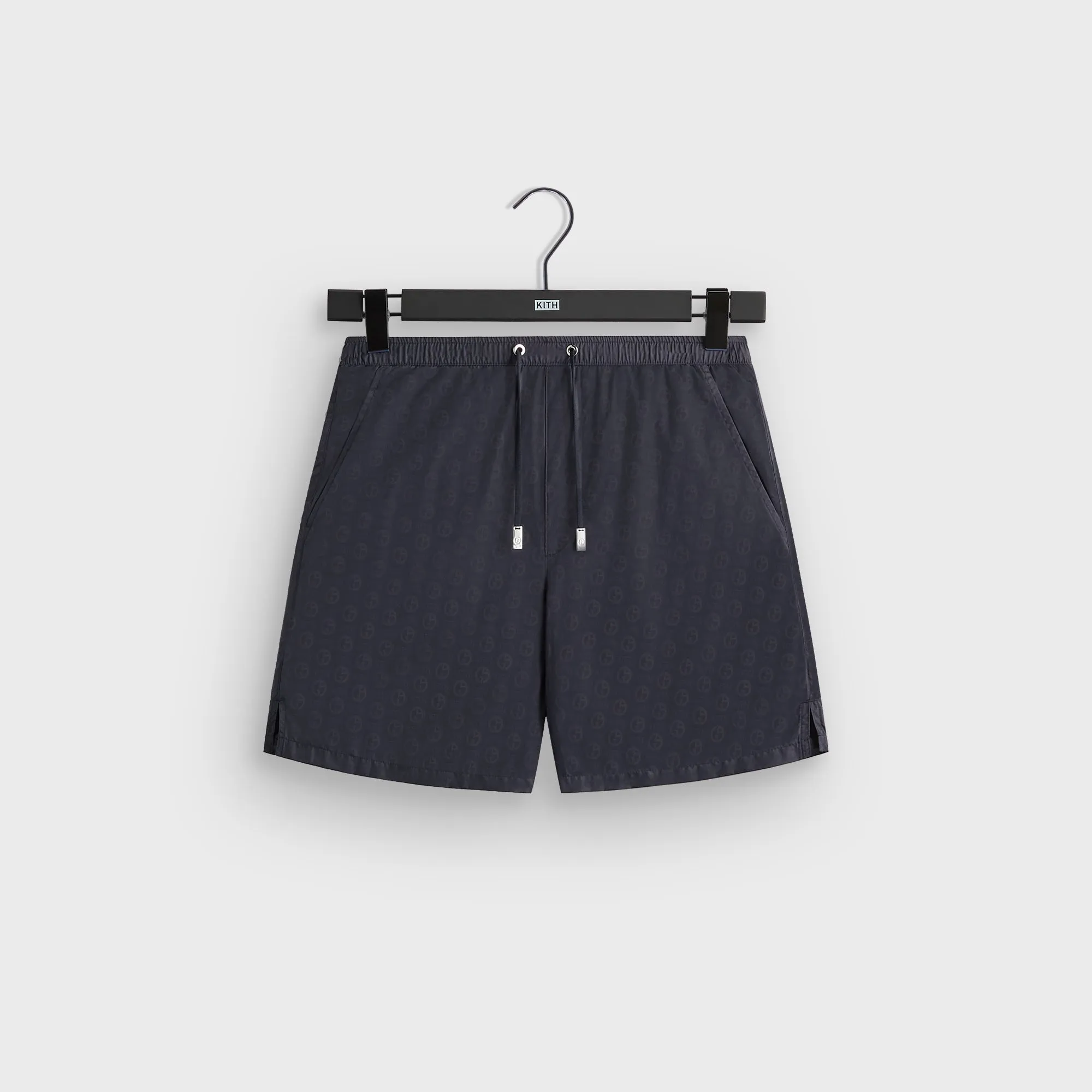 campers DurableStitching Giorgio Armani & Kith Jacquard Collins Swim Short - Ink