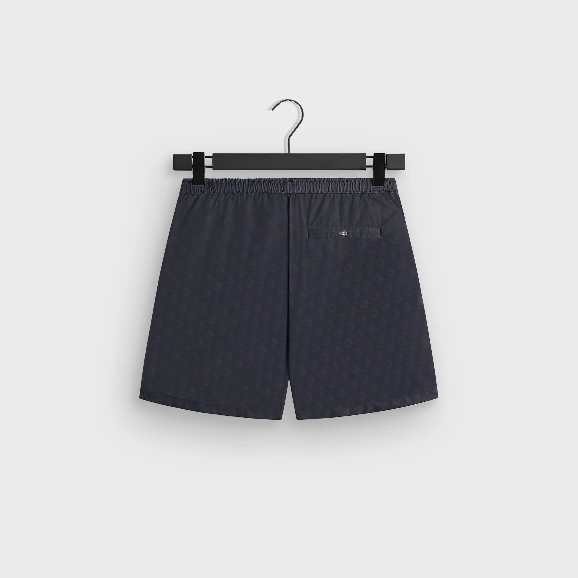 color - fast Giorgio Armani & Kith Jacquard Collins Swim Short - Ink