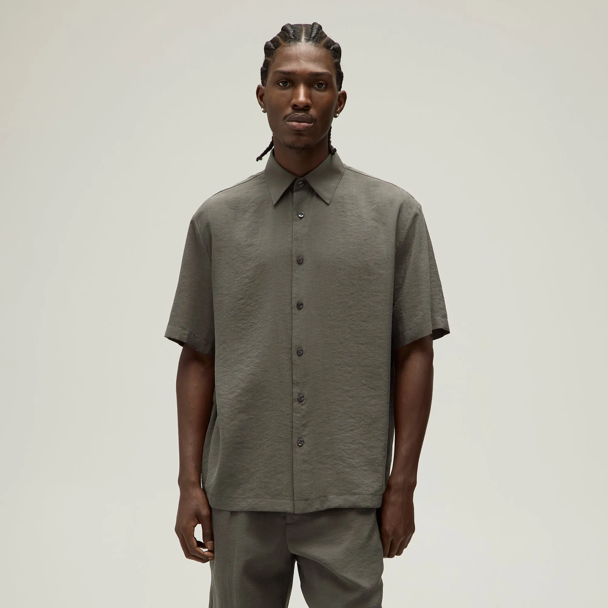 Non Irritating Collar YKK Fasteners Giorgio Armani & Kith Short Sleeve Button Up - Seam