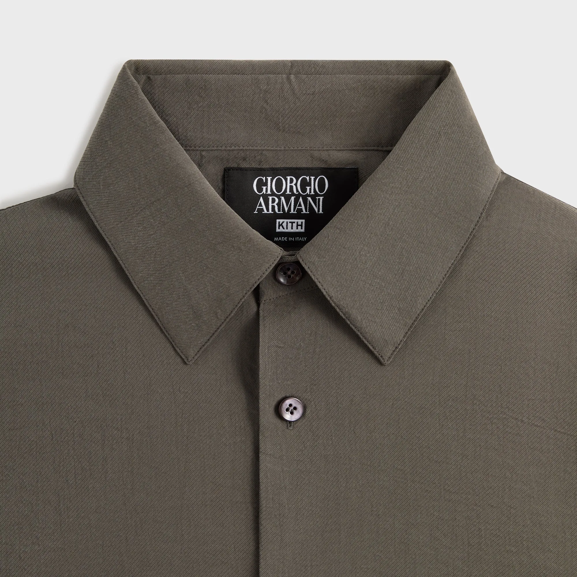 HeatRetentionTechnology Giorgio Armani & Kith Short Sleeve Button Up - Seam