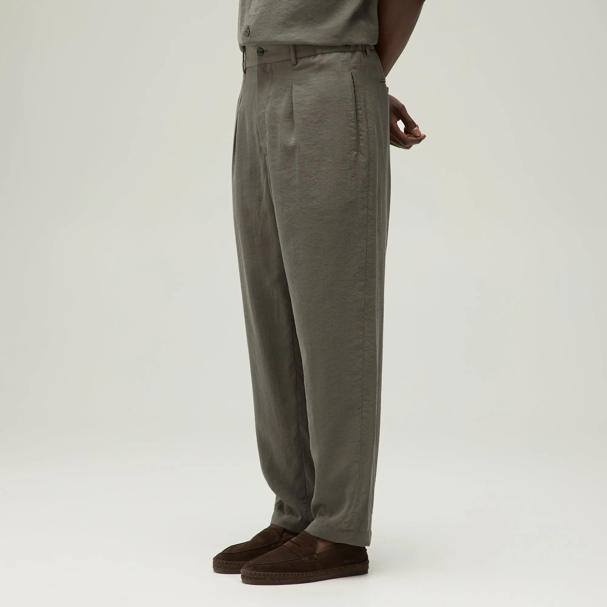 ReflectiveTrim Comfortable Layering Giorgio Armani & Kith Summer Trouser - Seam