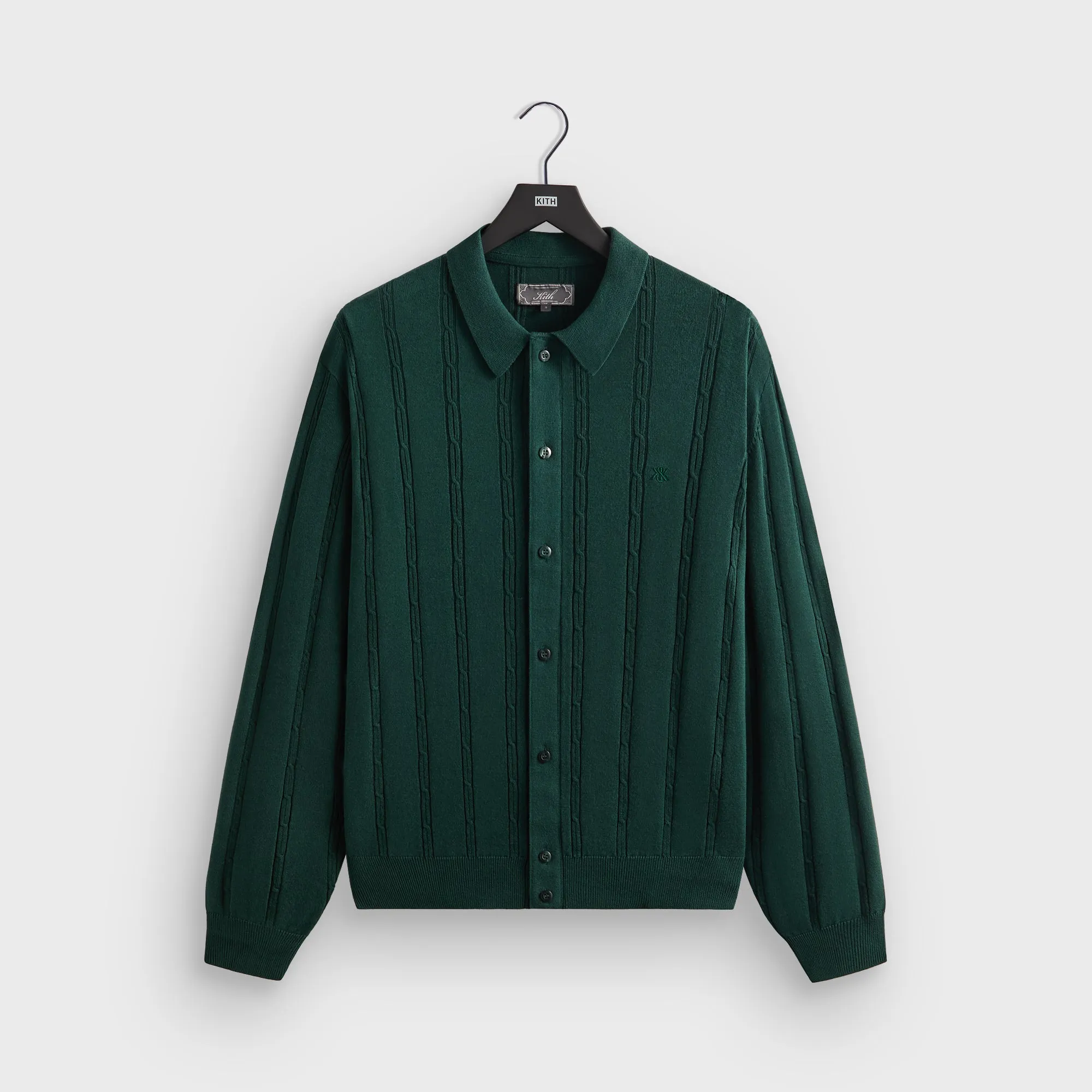 EcoFriendly Water Repellency Kith Long Sleeve Tilden Button Up - Stadium