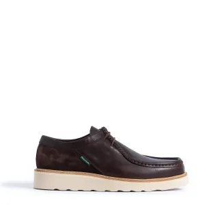 Paul Smith Rees Shoe Leather / Suede Dark Brown Compression Molded Midsole
