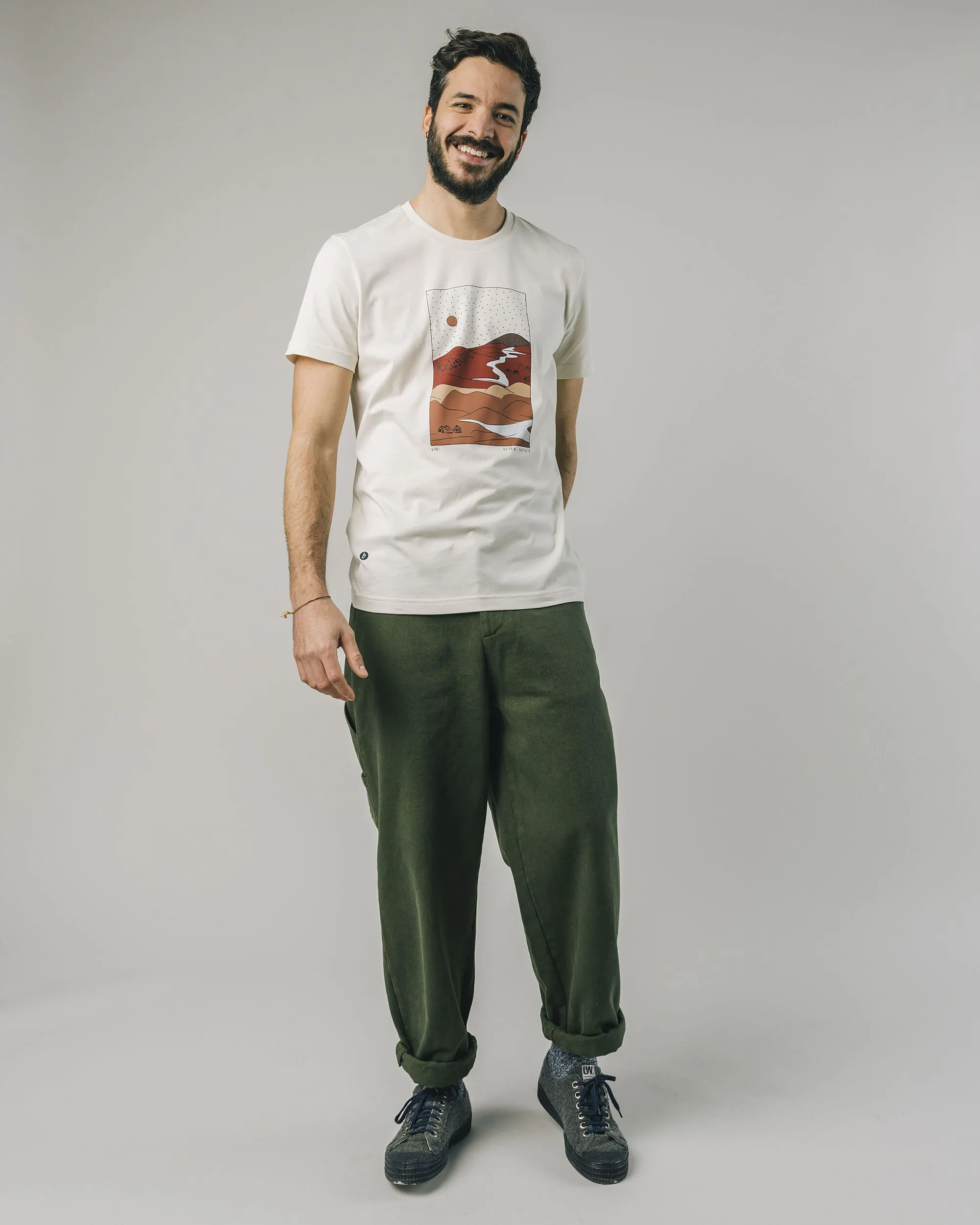 Gobi T-Shirt Ecru Timeless Layering funky