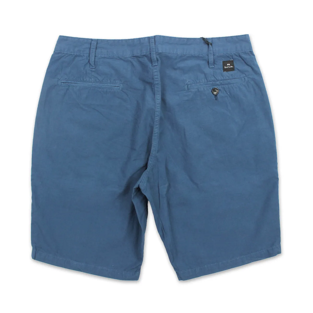 PS Paul Smith - Garment Dyed Chino Shorts in Washed Navy Smart Casual Retro Style