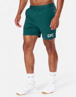 Warm Weather Style GPC Train 7" Shorts in Amazon Green