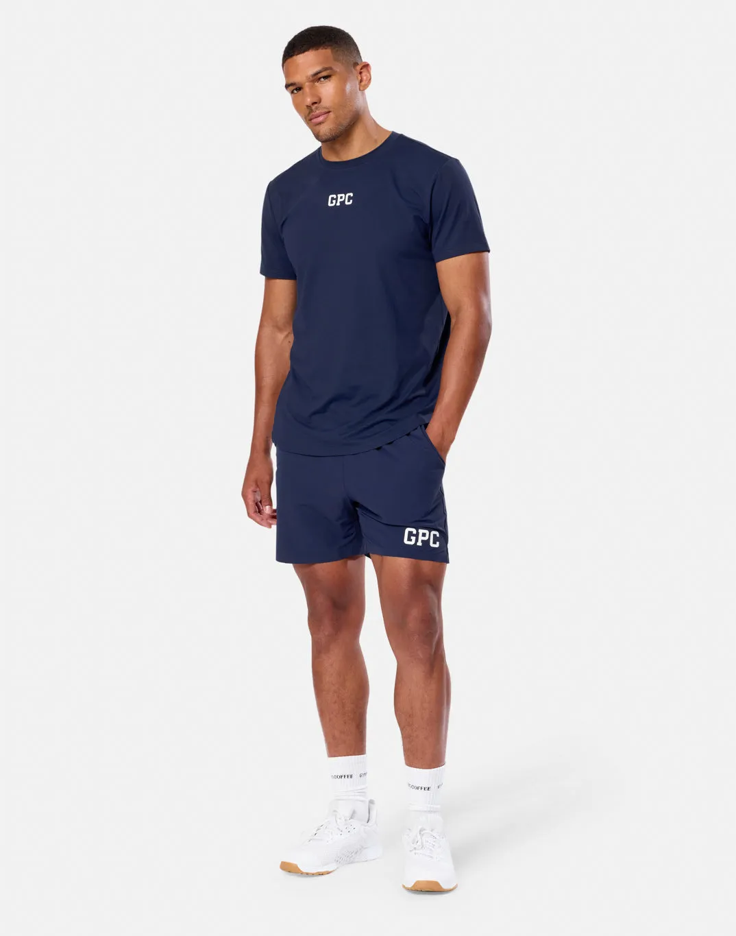 GPC Train 7" Shorts in Twilight Navy Quick Dry Technology