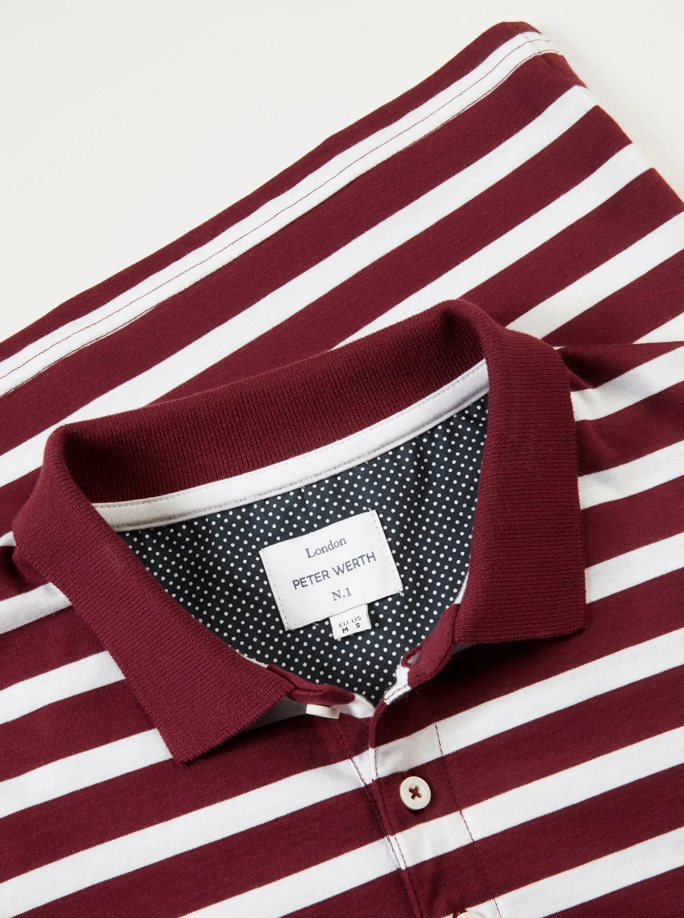 Handmade Glow Day Glow Gresley Polo - Burgundy