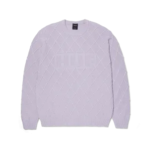 Grid Crewneck Sweater Logo Design fit for home