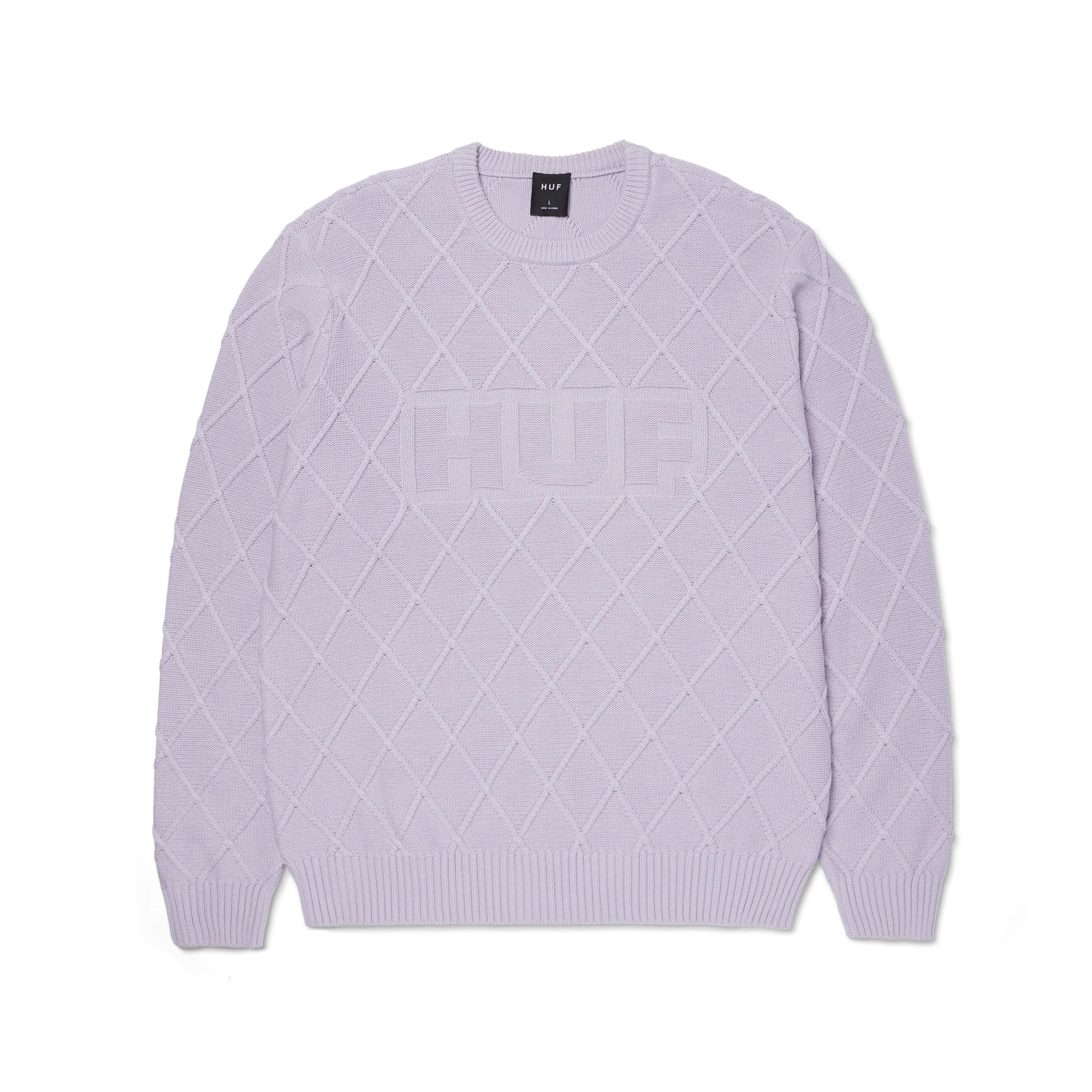 Grid Crewneck Sweater goes with boots