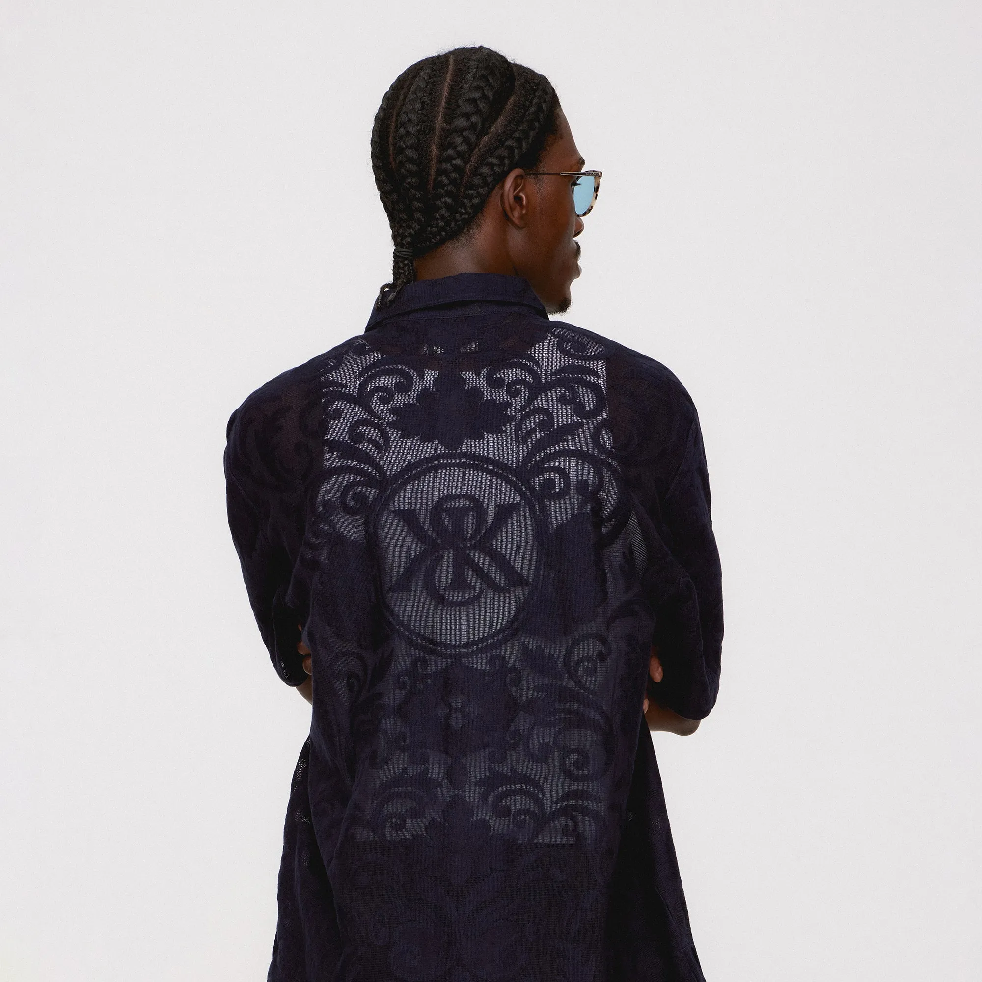 Weatherproof Seams WindproofTechnology Kith Lace Reade Shirt - Ink