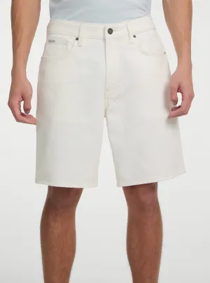Low Maintenance Fabric Pre Shrunk Cotton Blend Guess Jeans Eco White Regular Denim Shorts