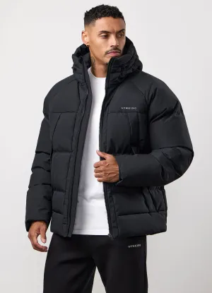 All Season Performance Weave Gym King Discipline Puffer Jacket - Black