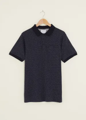 Halliford Polo Shirt - Navy OrganicCotton Joy Ease