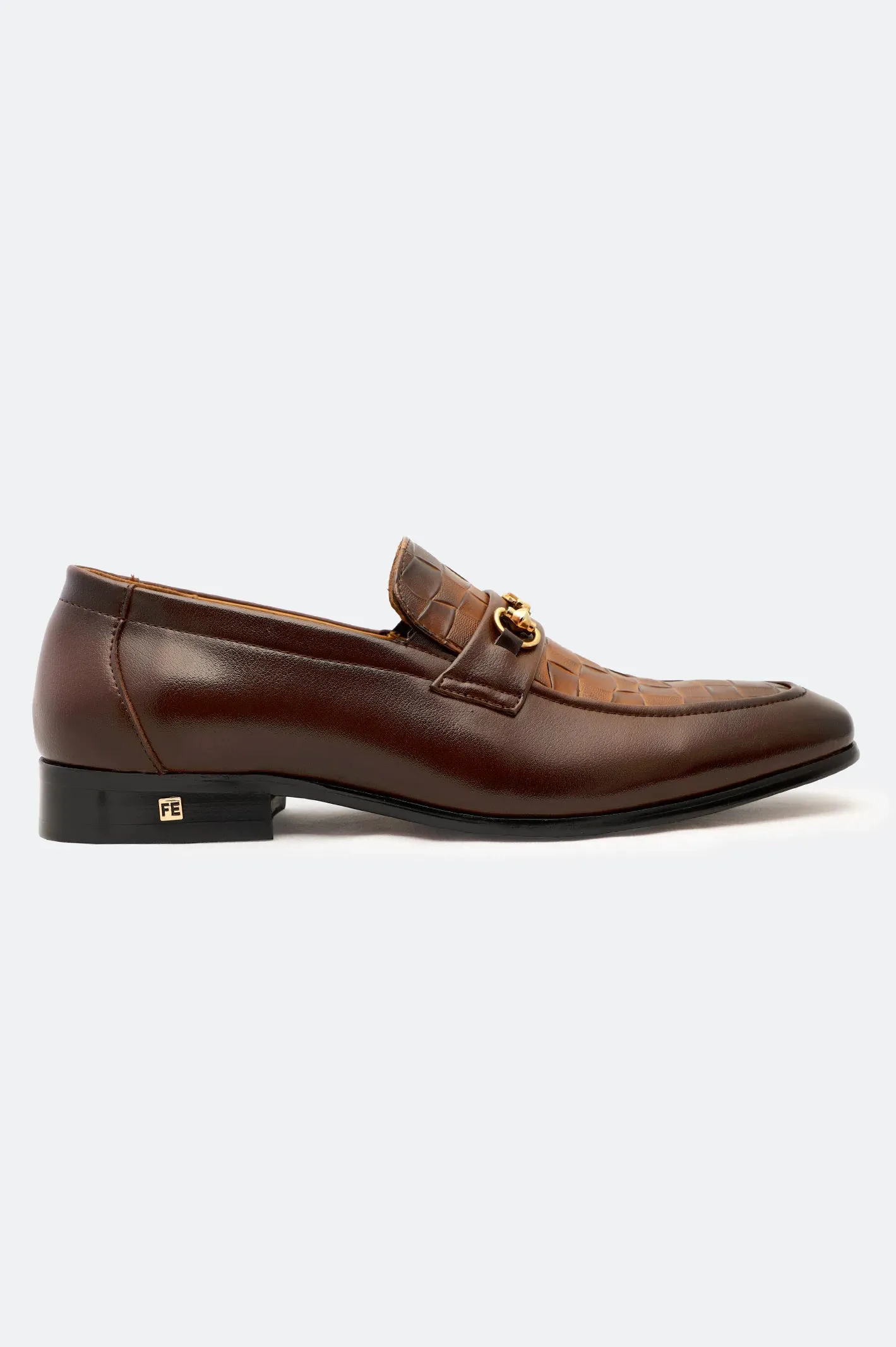 Blake Stitch Construction Brown Formal Mocassins Shoes