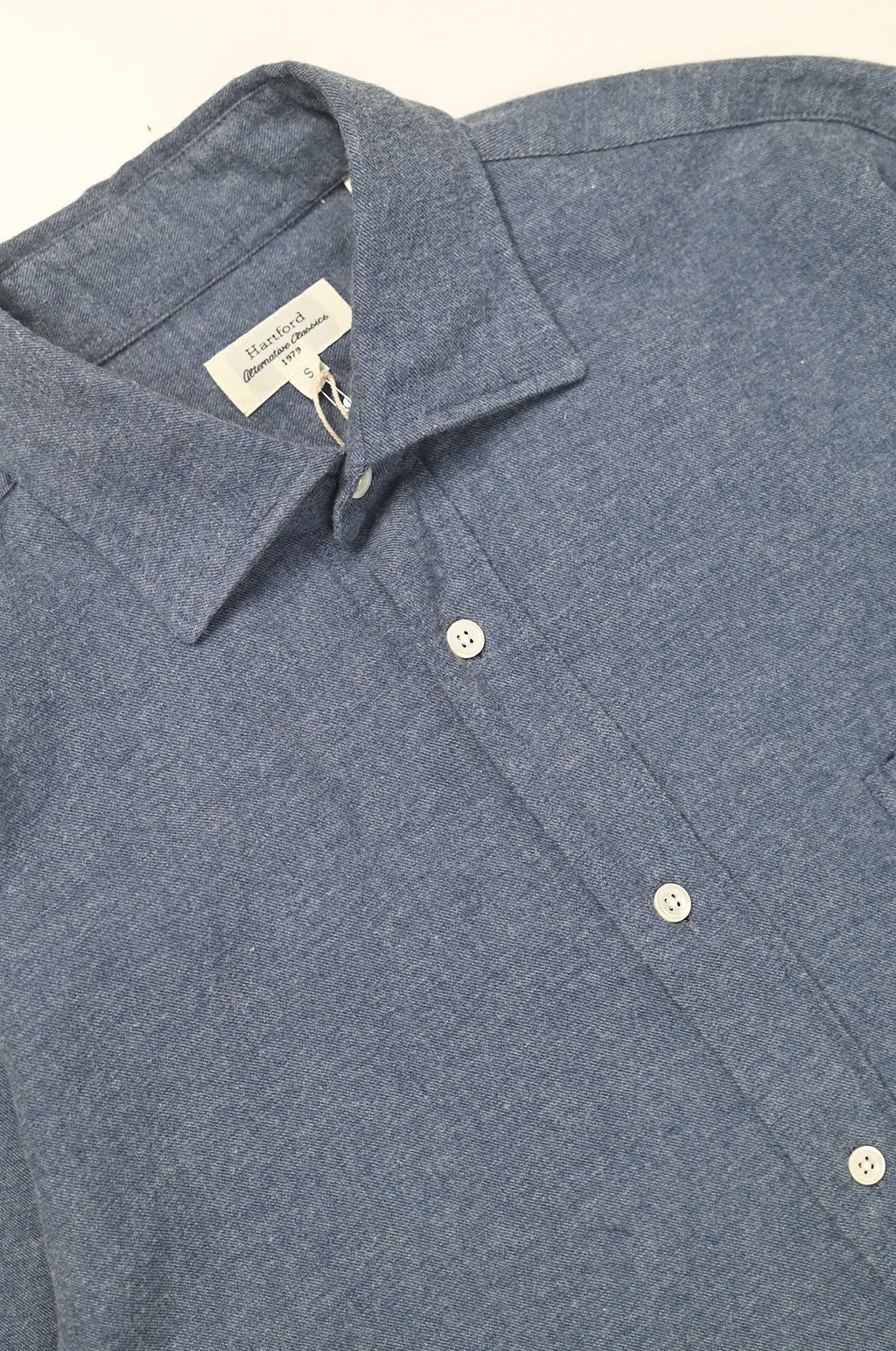 Hartford Paul Shirt Denim Stretchable Cloth