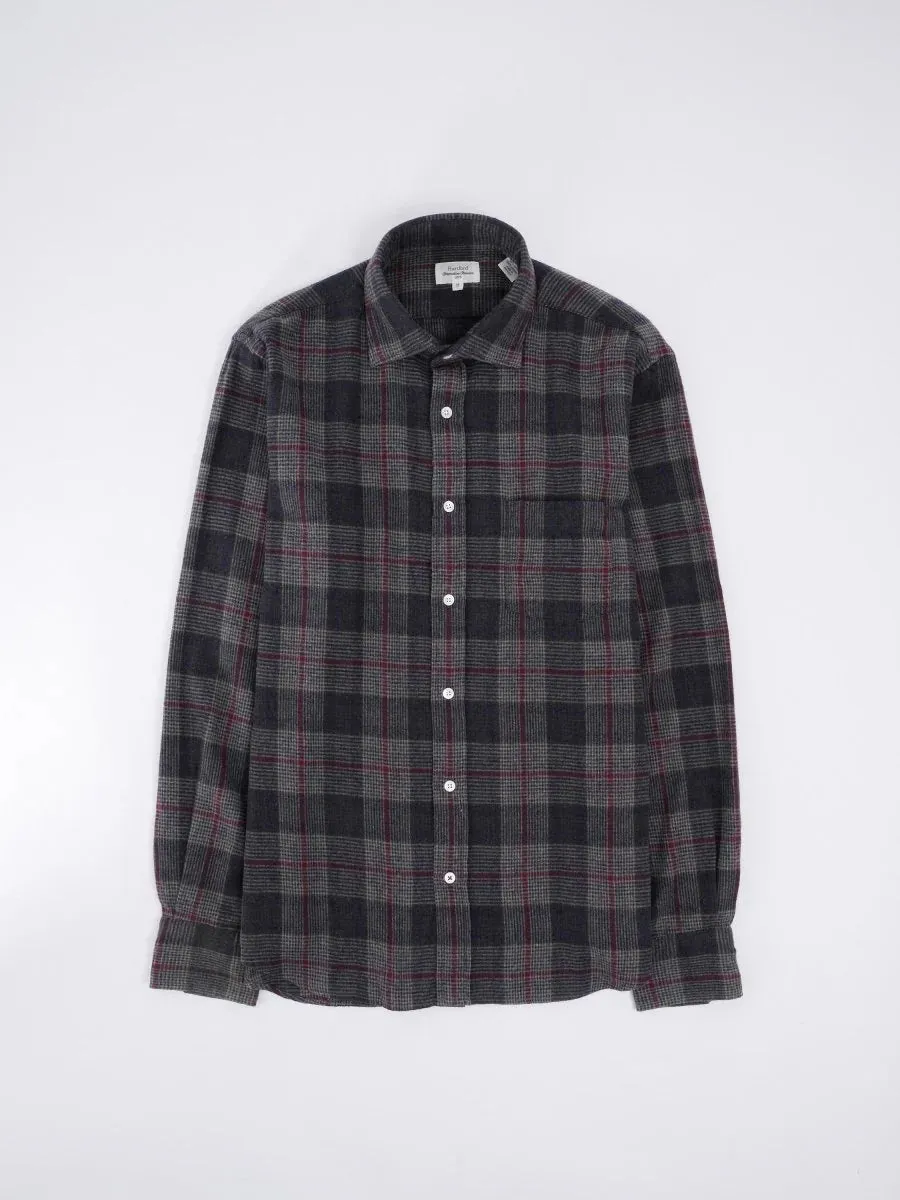 Hartford Paul Shirt Green & Wine & Blue High-End Fashion Chic Design