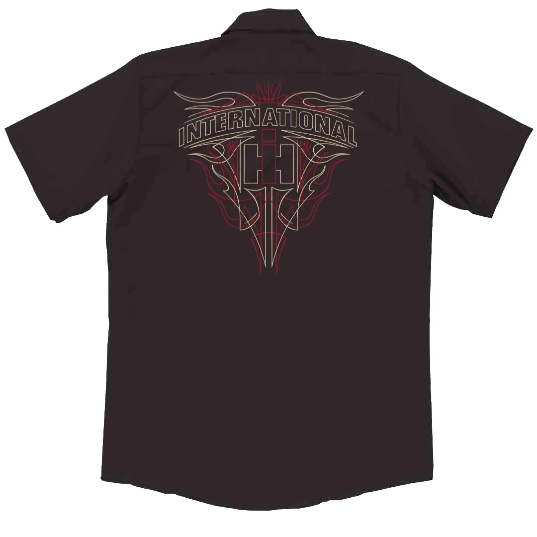 All-day Comfort Comfortable Layer Harvester Pinstripe Garage Shirt